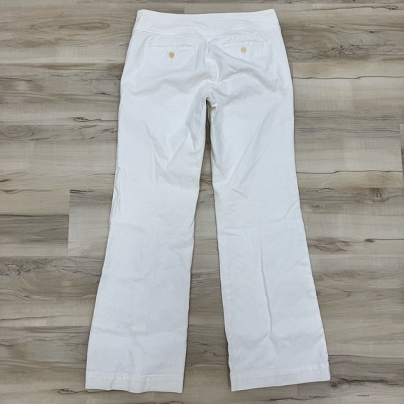 Talbots signature wide leg sailor pants Sz 8 White - Picture 6 of 8